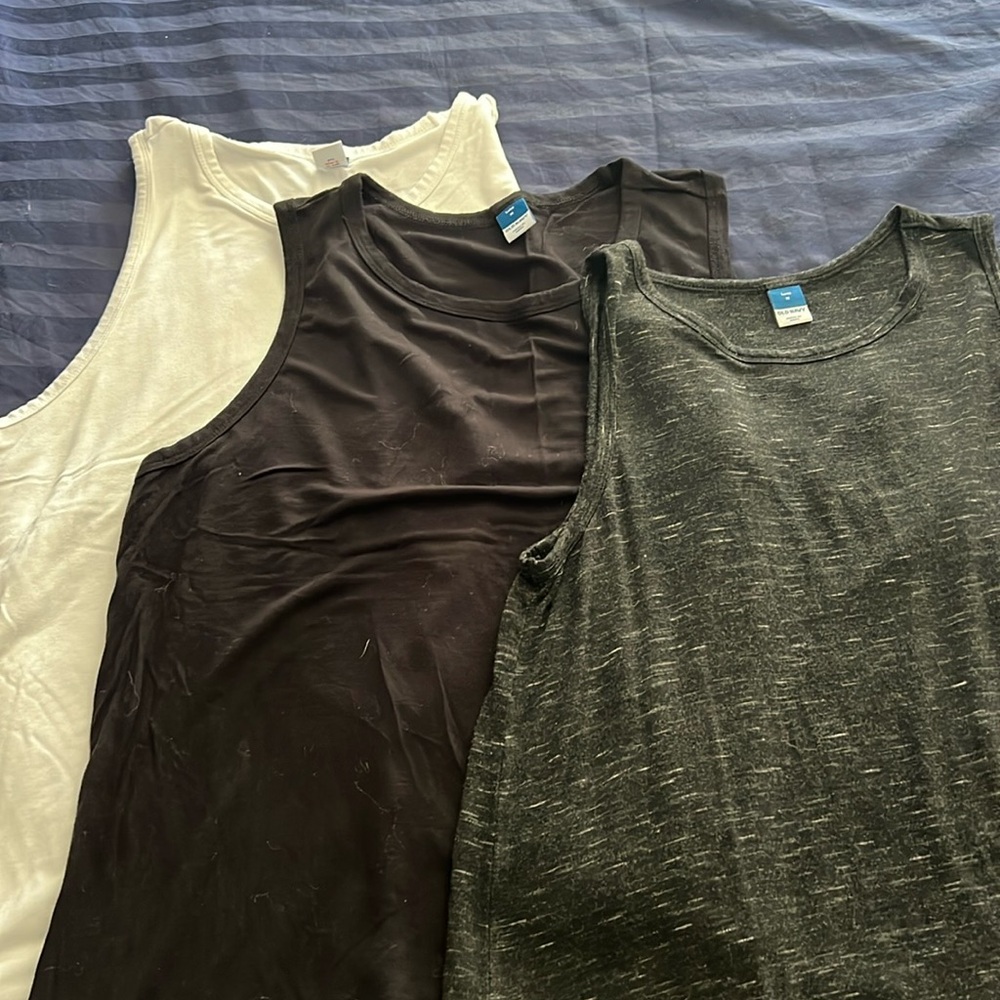 3 lot Old Navy Luxe tank tops
